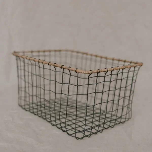 Storage basket wire square 35x26cm - Eulenschnitt - Article Picture 2