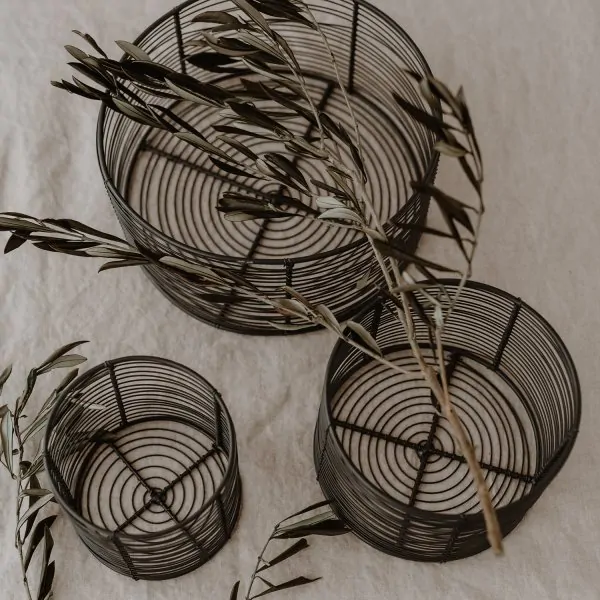 Storage basket wire round 14cm - Eulenschnitt - Article Picture 9