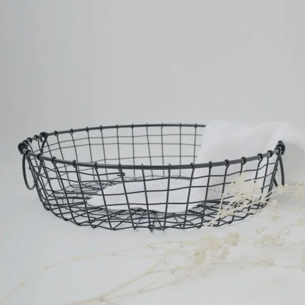 Storage basket wire round 38cm - Eulenschnitt