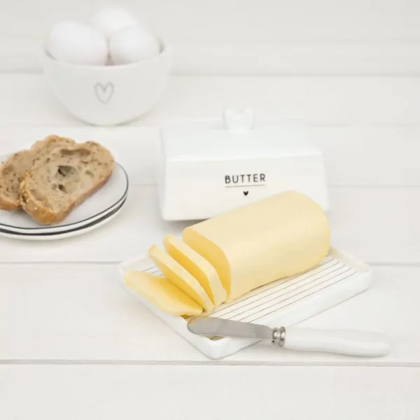 Butter dish "BUTTER" black - Bastion Collections - Article Picture 2