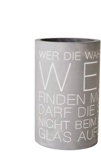 Beton Weinkühler "WAHRHEIT IM WEIN" - räder design Artikelbild 1