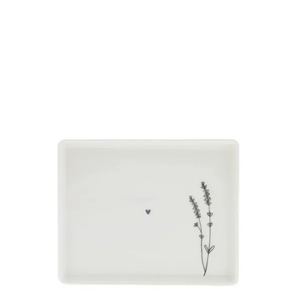 Butter dish "BUTTER" & Flower black - Bastion Collections - Article Picture 2