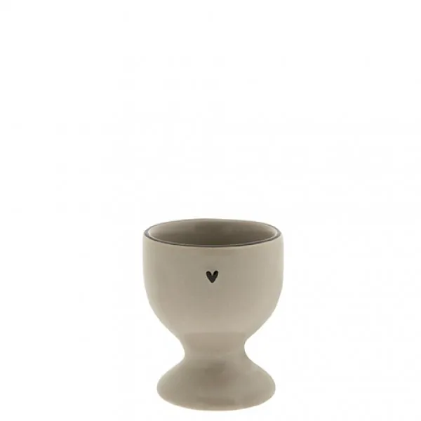 Egg cups "heart" matte beige - Bastion Collections - Article Picture 1
