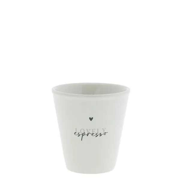 Espresso mug "Lovely espresso" black - Bastion Collections - Article Picture 1