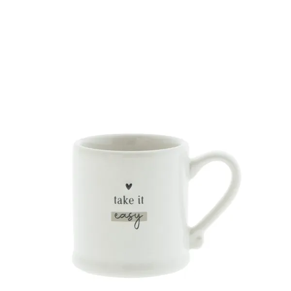 Espresso cup "Take it easy" black - Bastion Collections - Article Picture 1