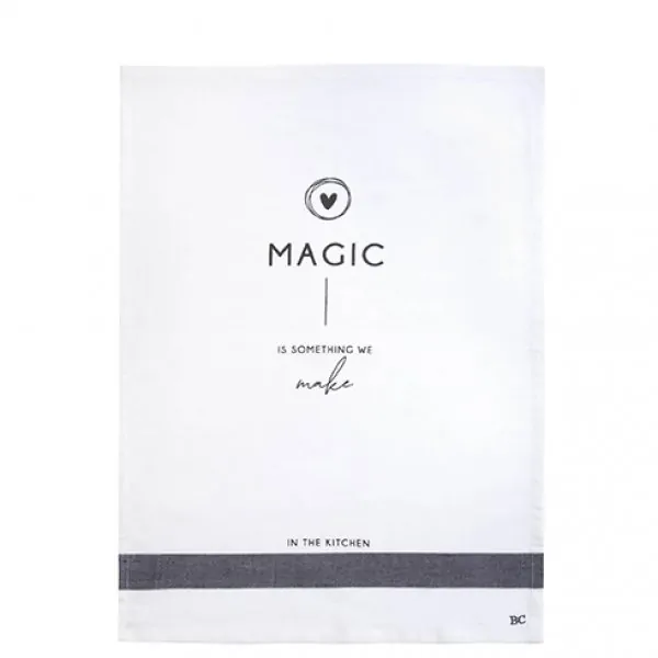 Torchon "MAGIC" blanc - Bastion Collections - Photo de l'article 1