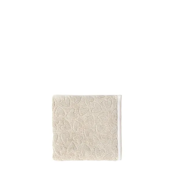 Handtuch "hearts" 50x100cm beige - Bastion Collections Artikelbild 1