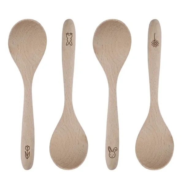 Wooden spoon Easter set of 4 - Eulenschnitt - Article Picture 2