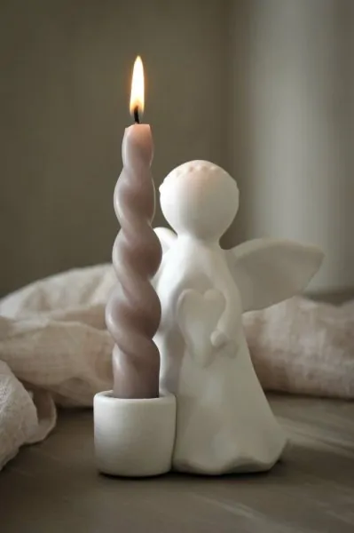 Candlestick Guardian angel design 2 - Majas Cottage - Article Picture 1