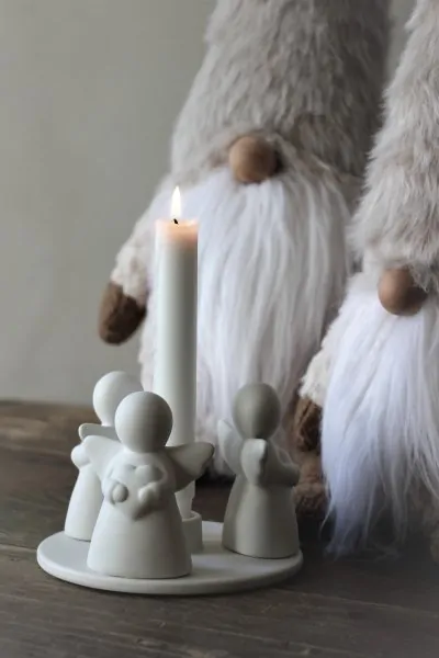 Candlestick Guardian angel Trio - Majas Cottage - Article Picture 2