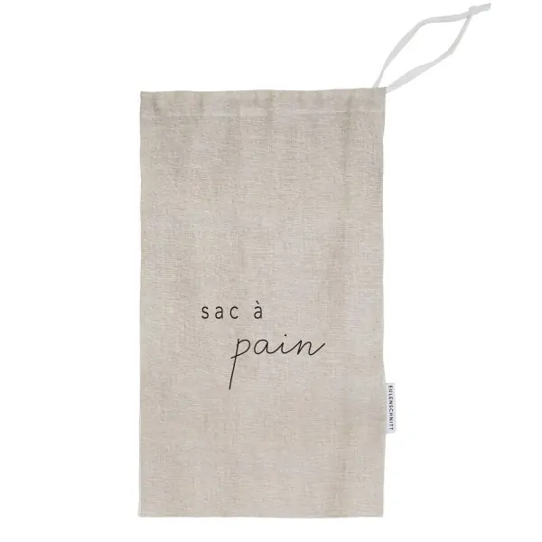 Pochette in lino con scritta "sac à pain" - Eulenschnitt - Immagine dell'oggetto 2