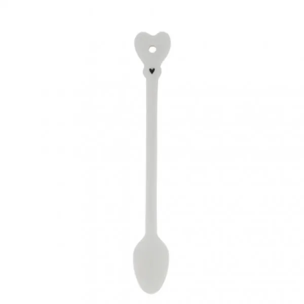Latte macchiato Spoons "heart" white - Bastion Collections - Article Picture 1