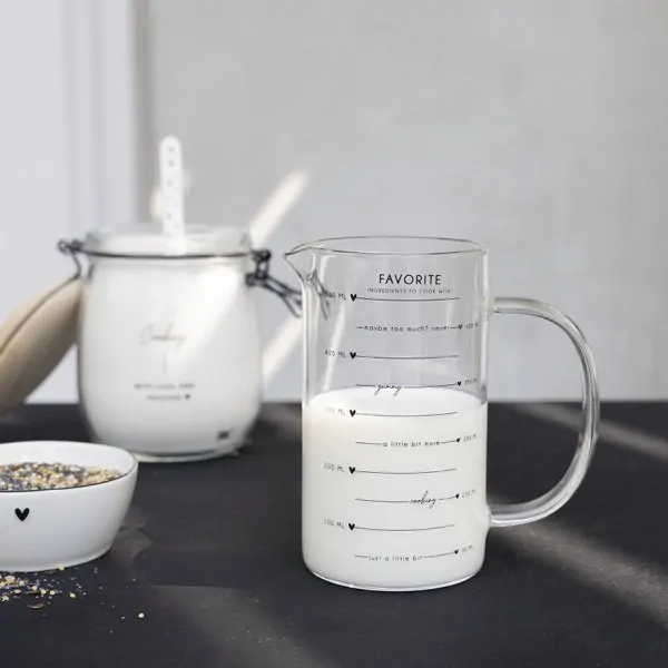Measuring cup "favorite" black - Bastion Collections - Article Picture 2
