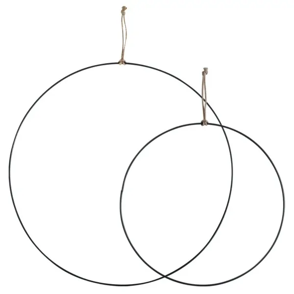 Metal wreath circle set of 2 - Eulenschnitt - Article Picture 2