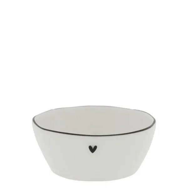 Mini bowl "heart" 6.8x9.5x3cm black - Bastion Collections - Article Picture 1