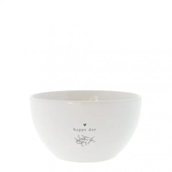 Cereal bowls "Happy Day" black - Bastion Collections - Article Picture 1
