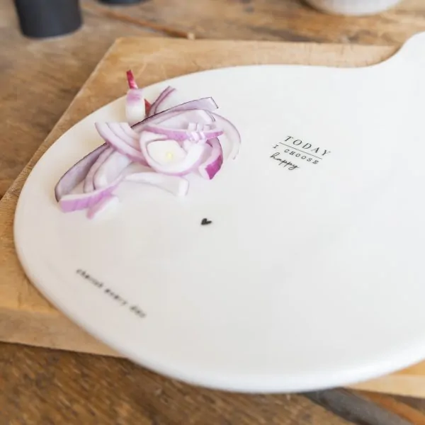 Chopping board "Today I choose happy" black - Bastion Collections - Article Picture 2