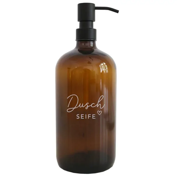Soap dispenser "Duschseife" 1l brown - Eulenschnitt - Article Picture 2