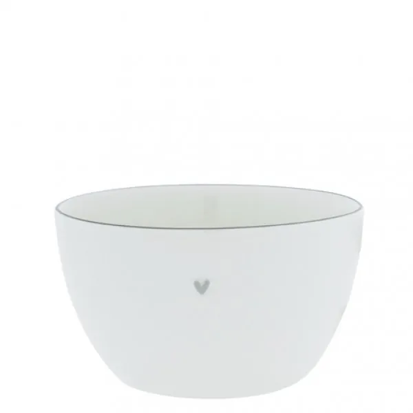 Soup bowl "heart" medium gray - Bastion Collections - Article Picture 1