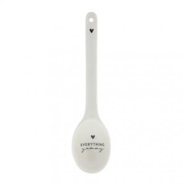 Tapas spoon "Everything yummy" 16cm black - Bastion Collections - Article Picture 1