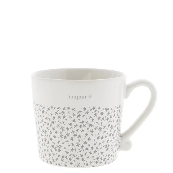 Cup "Bonjour" gray - Bastion Collections - Article Picture 1