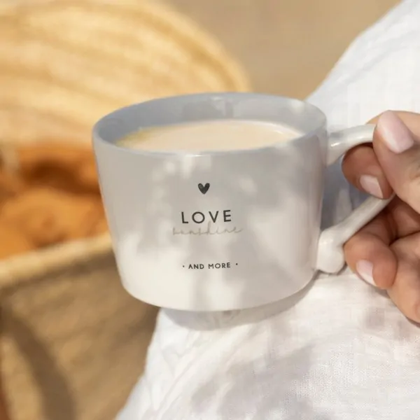 Cup "Love Sunshine" small black - Bastion Collections - Article Picture 4