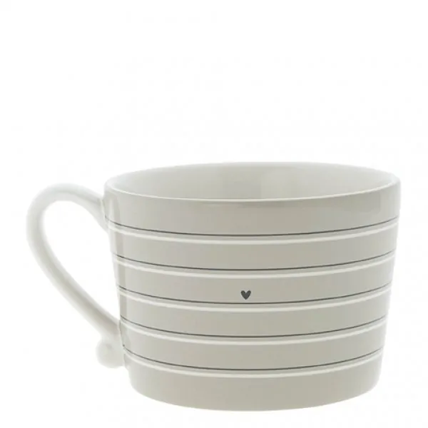 Tasse "love is all around" grand beige - Bastion Collections - Photo de l'article 2