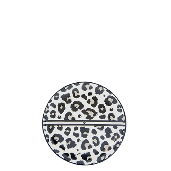 Piatto per bustine di tè "leopard" beige 9cm - Bastion Collections - Immagine dell'oggetto 1