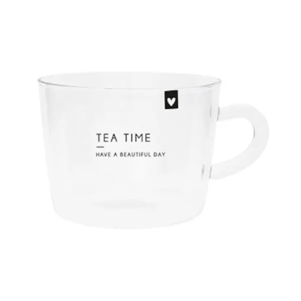 Bicchiere da tè "TEA TIME – HAVE A BEAUTIFUL DAY" - Bastion Collections - Immagine dell'oggetto 1