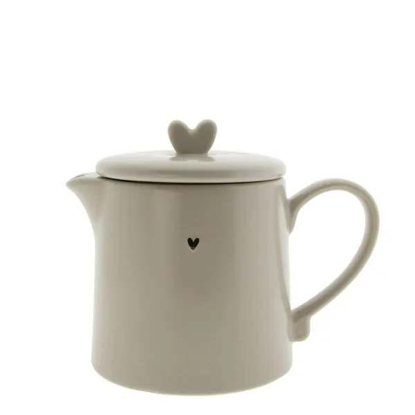 Teapot "heart" beige - Bastion Collections - Article Picture 1