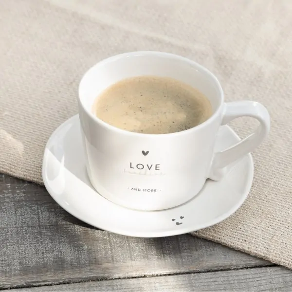 Saucers "Just Love" small black - Bastion Collections - Article Picture 2