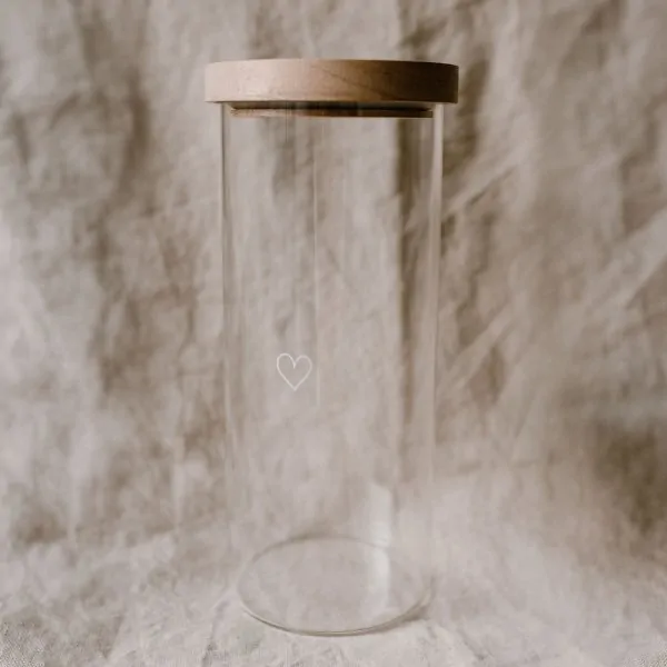 Storage jar heart 25cm - Eulenschnitt - Article Picture 1