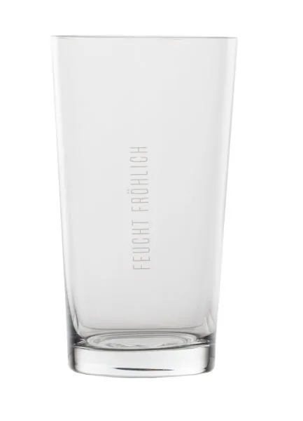 Wasserglas "FEUCHT FRÖHLICH" 150ml - räder design Artikelbild 1