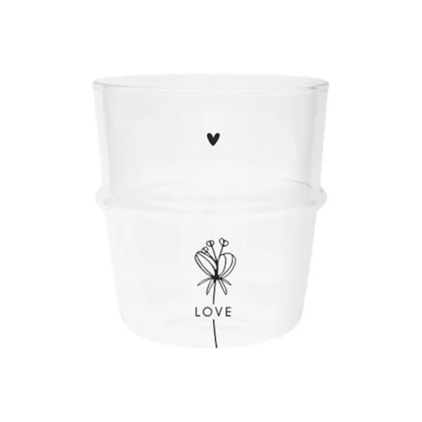 Wasserglas "Love" - Bastion Collections Artikelbild 1