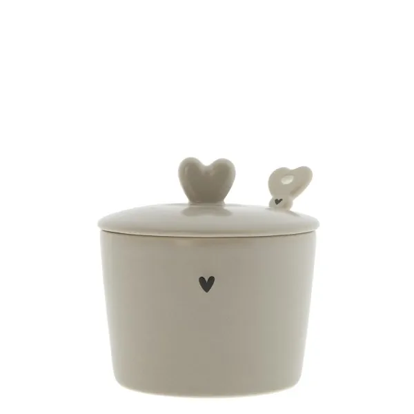 Sugar bowl "heart" beige - Bastion Collections - Article Picture 1