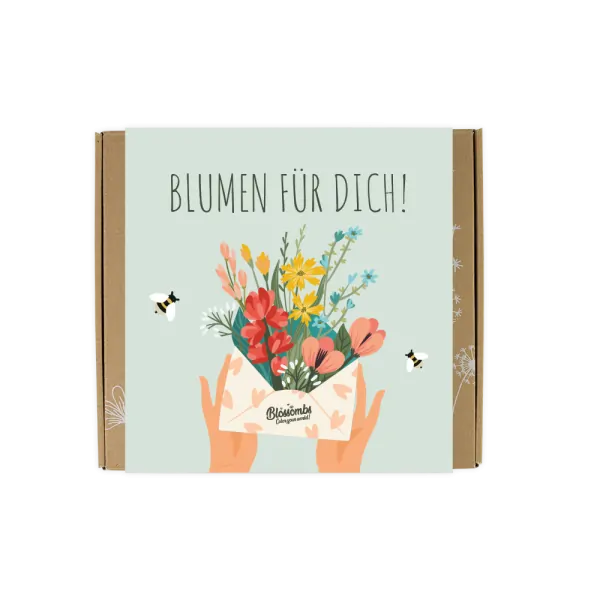 Geschenkbox Mittel "Blumen für dich" - Blossombs Artikelbild 2