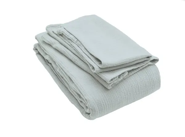 Muslin pillowcase Jula mint 65x65cm - Farbliebe - Article Picture 1