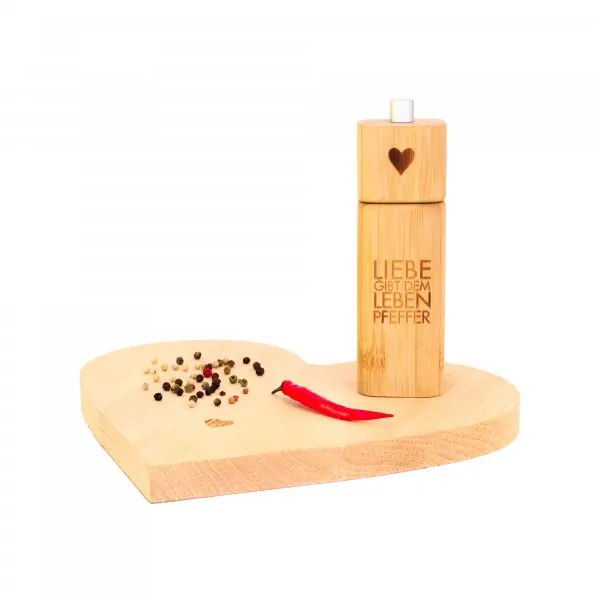 Pepper grinder "Liebe gibt dem Leben Pfeffer" - räder design - Article Picture 2