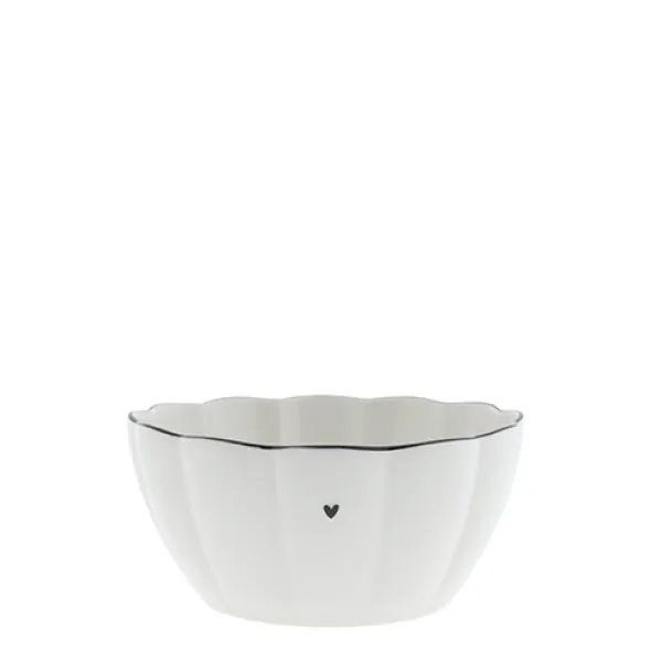 Bowl "heart" small black wavy edge - Bastion Collections - Article Picture 1
