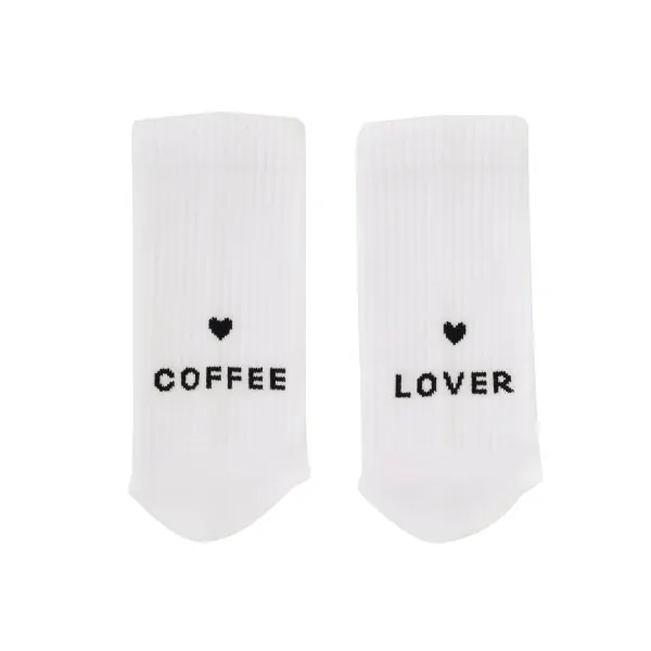 Socken "COFFEE LOVER" weiss 35-38 - Eulenschnitt Artikelbild 2