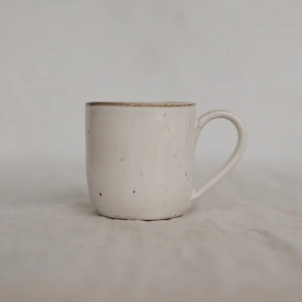 Stoneware cappuccino cup "Calma" - handmade - Eulenschnitt - Article Picture 1