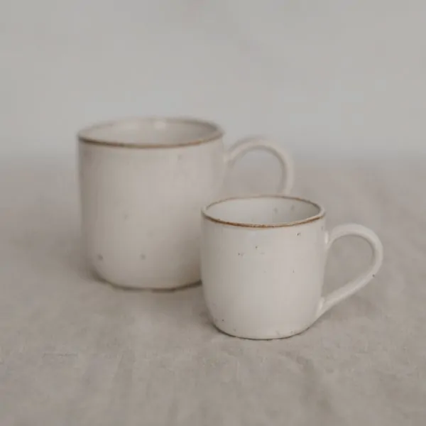 Stoneware cappuccino cup "Calma" - handmade - Eulenschnitt - Article Picture 3