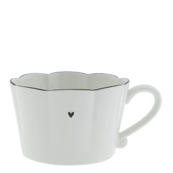 Cup "heart" large black wavy edge - Bastion Collections - Article Picture 1