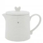 Teapot "stripes" gray - Bastion Collections