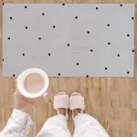 Doormat dots light gray black 67x120cm – washable - Eulenschnitt - Article Picture 1
