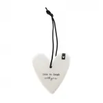 Heart deco hanger "love to laugh today with you" - Bastion Collections