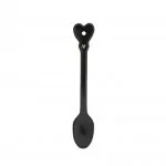Spoon "heart" matt black - Bastion Collections