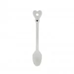 Spoon "heart" white - Bastion Collections