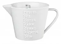 Measuring cup "ZUVIEL DES GUTEN..." - räder design