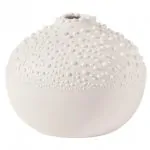 Vase perlé blanc design 1 - räder design